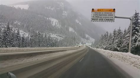 coquihalla highway driving conditions